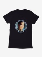 Star Trek Kirk Portrait Womens T-Shirt