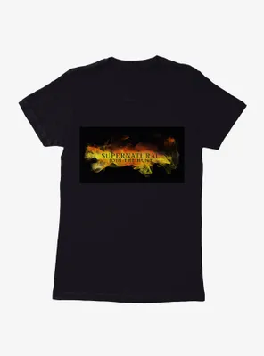 Supernatural Fire Womens T-Shirt