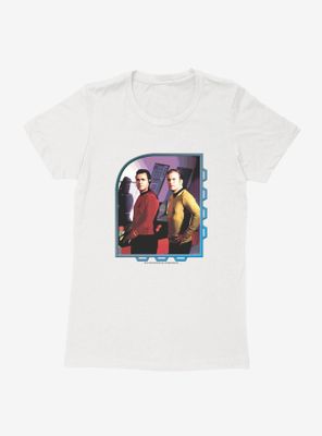 Star Trek Scotty And Kirk Womens T-Shirt