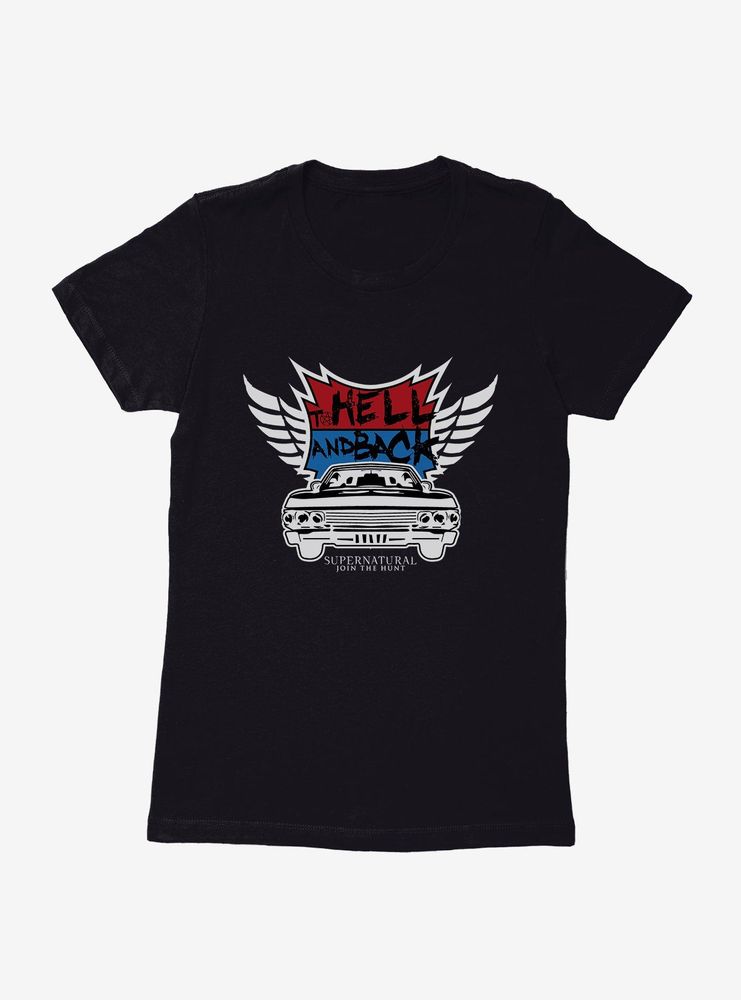 Supernatural To Hell And Back Womens T-Shirt