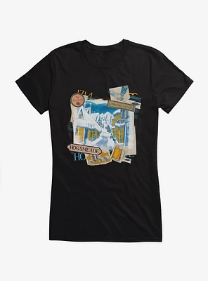 Harry Potter Hogsmeade Collage Girls T-Shirt
