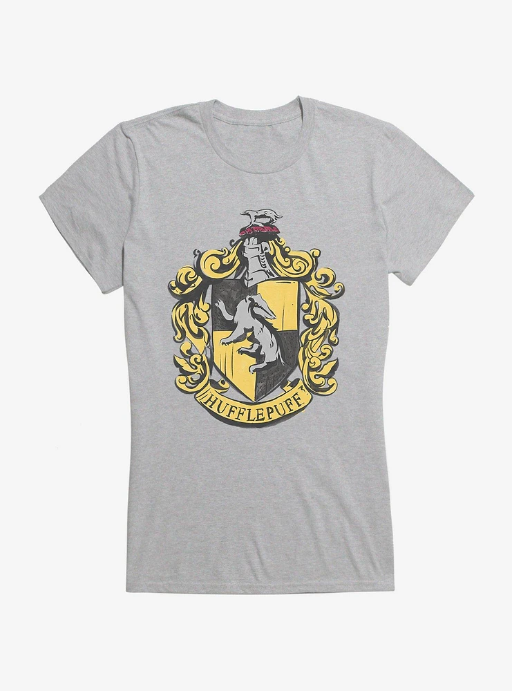 Harry Potter Hufflepuff Shield Girls T-Shirt