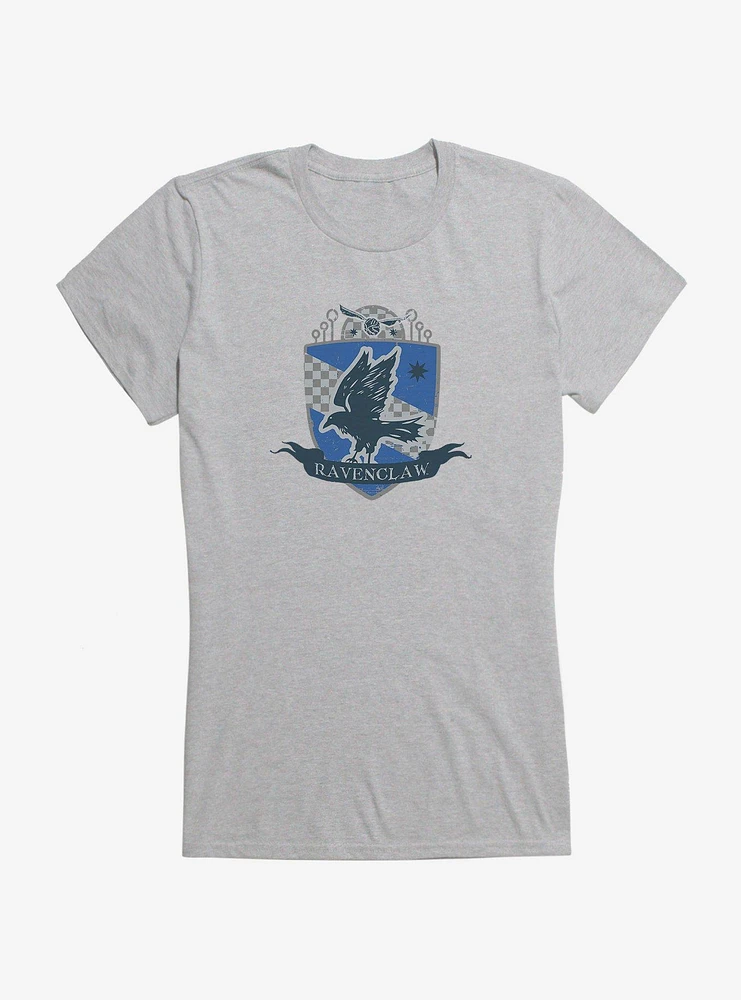 Harry Potter Quidditch Ravenclaw Shield Girls T-Shirt