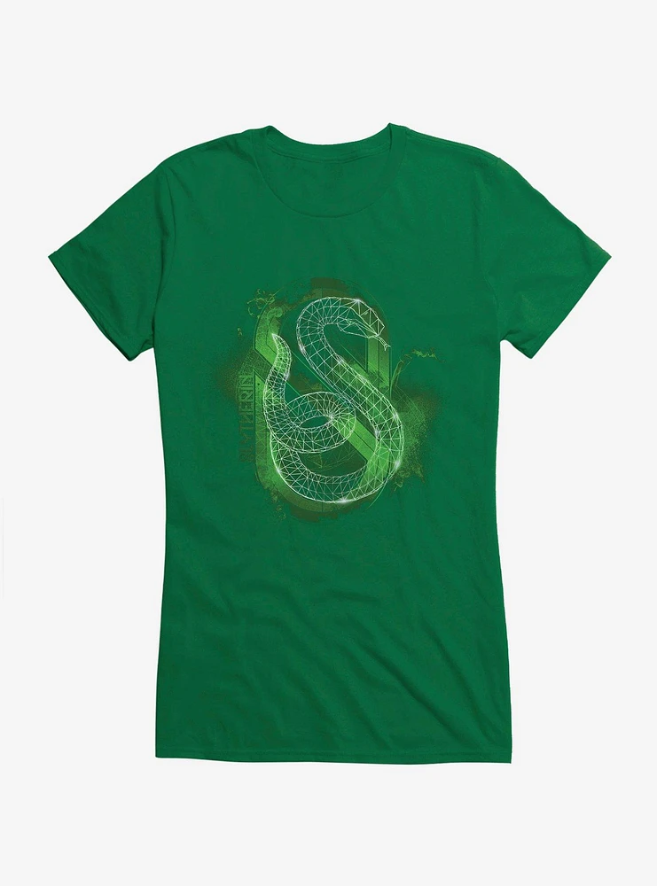 Harry Potter Slytherin Snake Girls T-Shirt