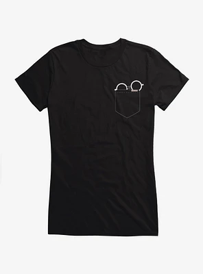 Harry Potter Faux Pocket Glasses Girls T-Shirt