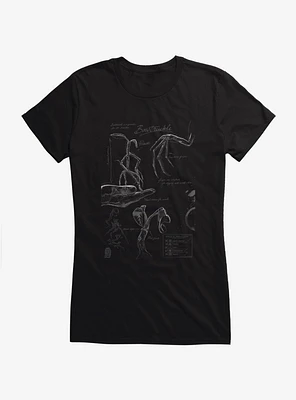 Fantastic Beasts Bowtruckle Sketches Girls T-Shirt