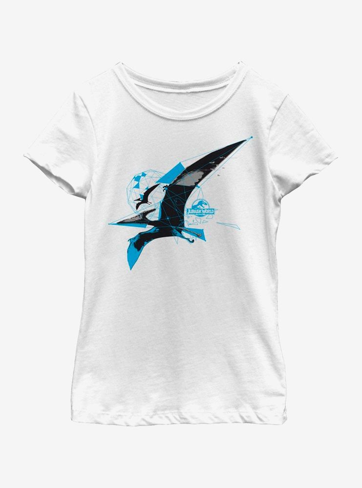 Jurassic Park Flying Bird Youth Girls T-Shirt