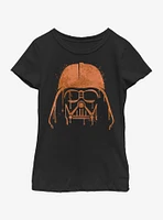 Star Wars Orange Vader Drip Youth Girls T-Shirt