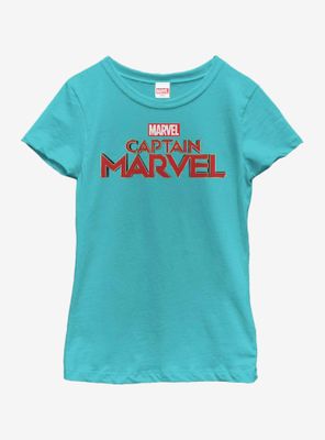 Marvel Captain Logo Youth Girls T-Shirt