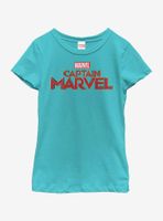 Marvel Captain Logo Youth Girls T-Shirt