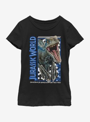 Jurassic Park Breach Detected Youth Girls T-Shirt