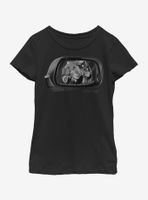 Jurassic Park Mirror Object Youth Girls T-Shirt