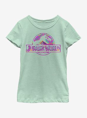 Jurassic Park Geo V2 Youth Girls T-Shirt