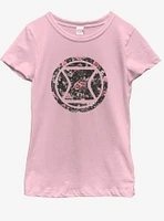 Marvel Widow Floral Youth Girls T-Shirt