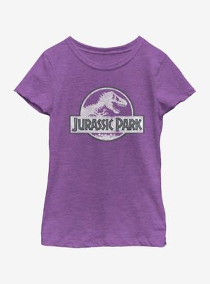 Jurassic Park Distressed Youth Girls T-Shirt