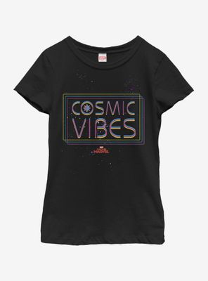 Marvel Captain Cosmic Vibes Youth Girls T-Shirt