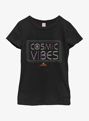 Marvel Captain Cosmic Vibes Youth Girls T-Shirt