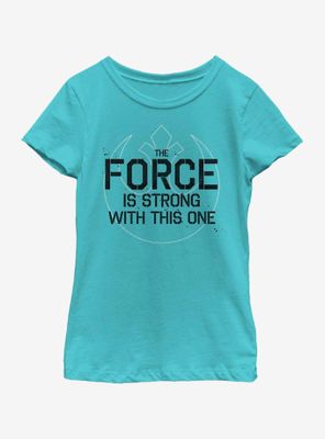 Star Wars Force Strong Youth Girls T-Shirt