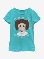 Star Wars Princess Portrait Youth Girls T-Shirt