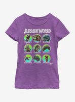 Jurassic World Hall of Fame Youth Girls T-Shirt