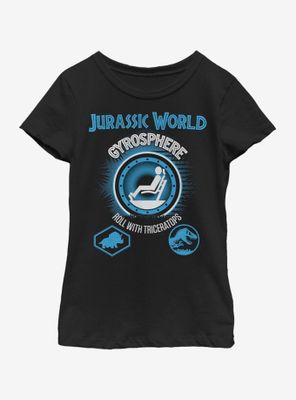 Jurassic Park Gyroscoper Youth Girls T-Shirt