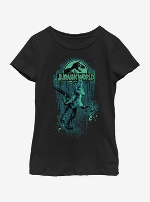 Jurassic Park Paint The Town Youth Girls T-Shirt