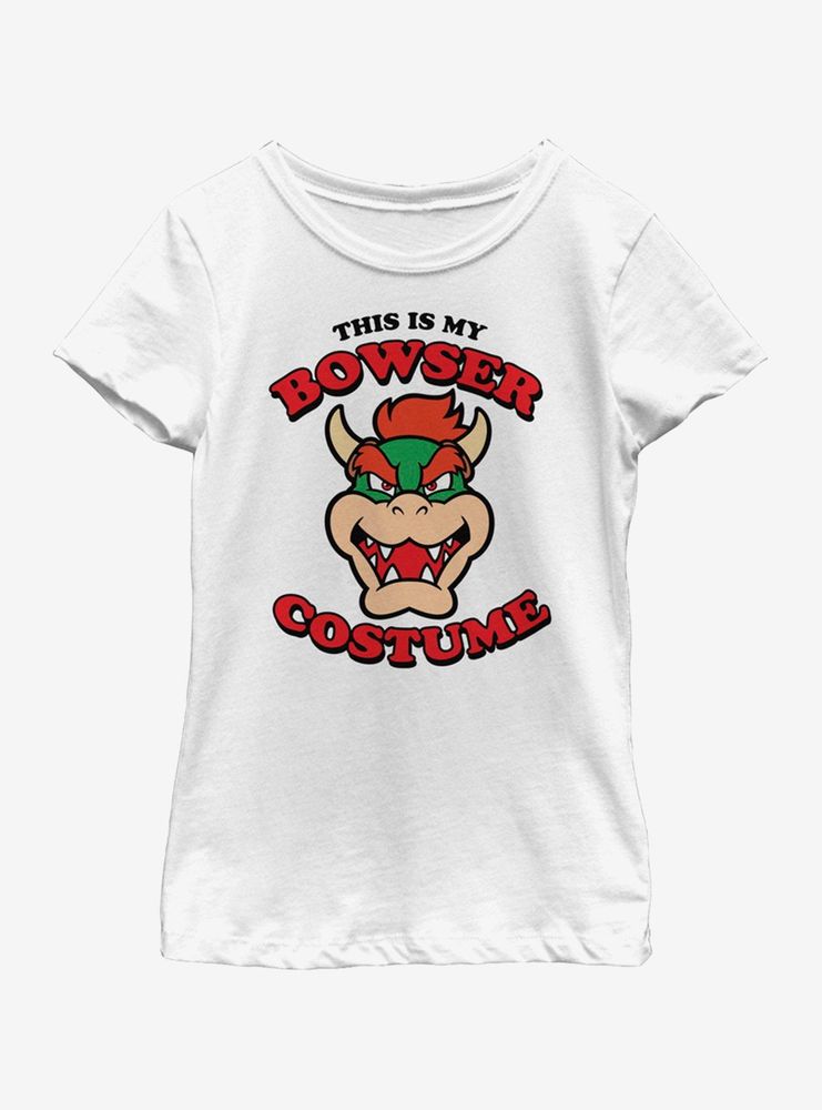 Nintendo Super Mario Bowser Costume Youth Girls T-Shirt