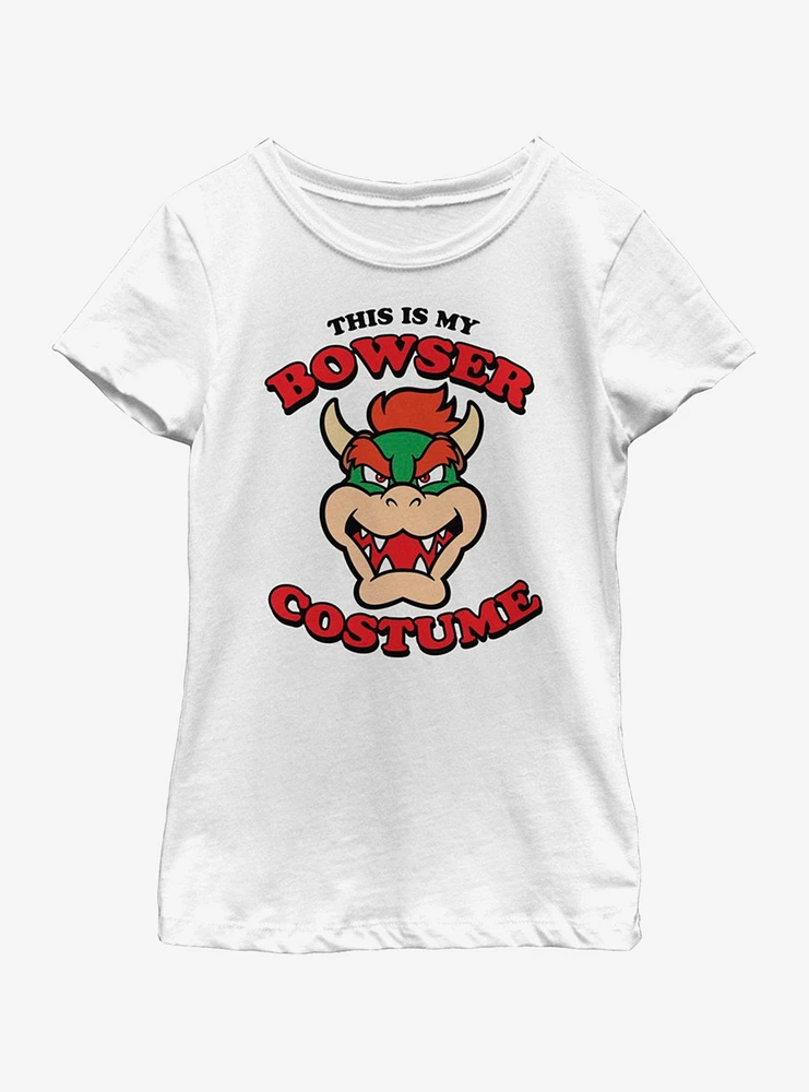 Nintendo Super Mario Bowser Costume Youth Girls T-Shirt