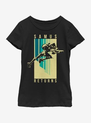 Nintendo Samus Spotlight Youth Girls T-Shirt