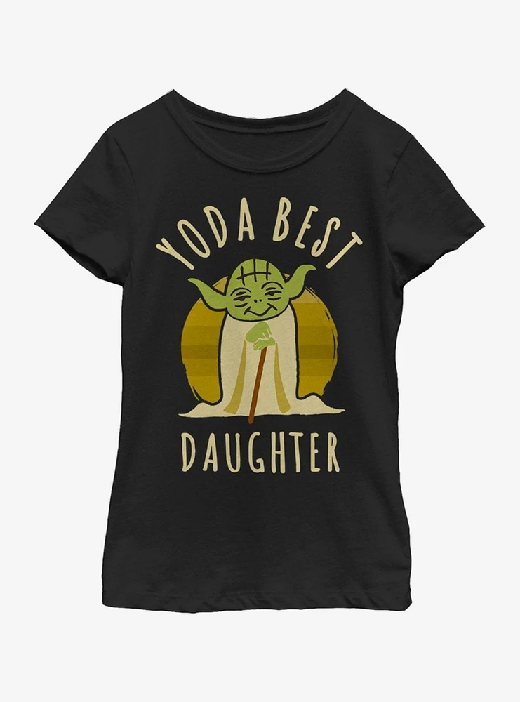 Star Wars Best Daughter Yoda Says Youth Girls T-Shirt