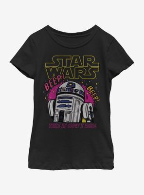Star Wars R2D2 Youth Girls T-Shirt