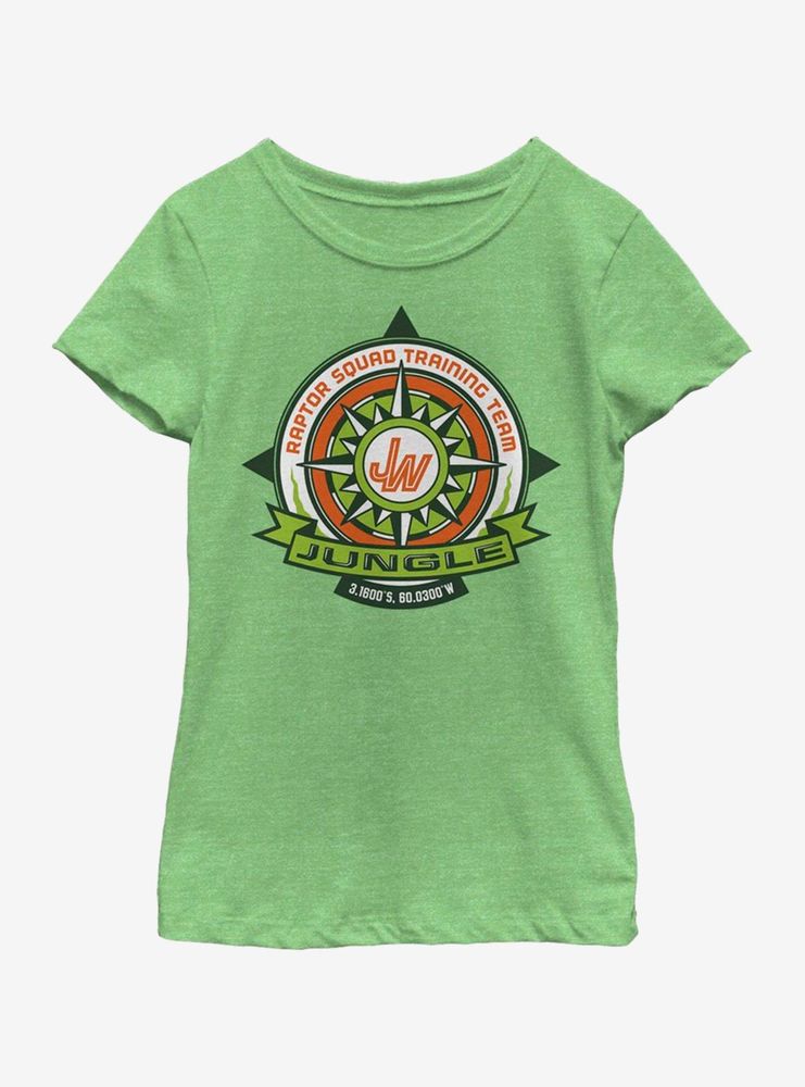 Jurassic Park Jungle Training Youth Girls T-Shirt