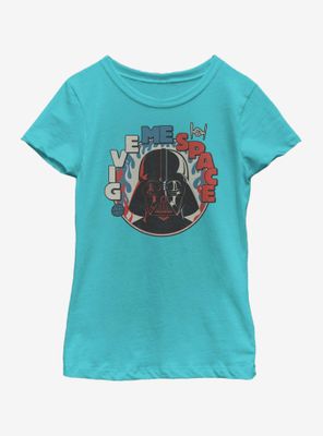 Star Wars Vader Give Me Space Youth Girls T-Shirt