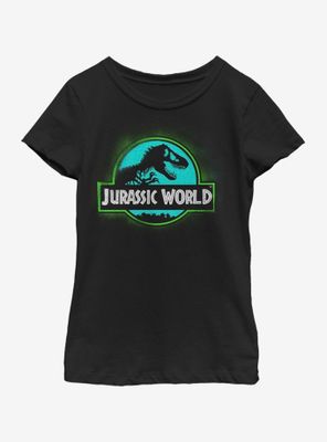 Jurassic Park Grafitti Spray Youth Girls T-Shirt