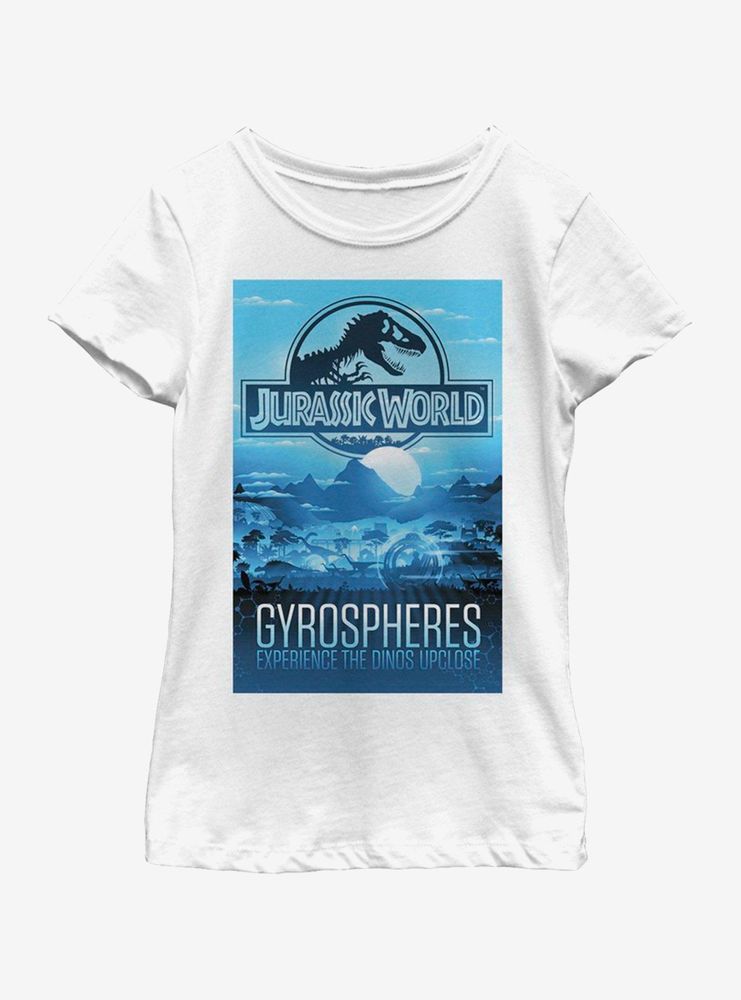 Jurassic Park Gyroscopic Youth Girls T-Shirt