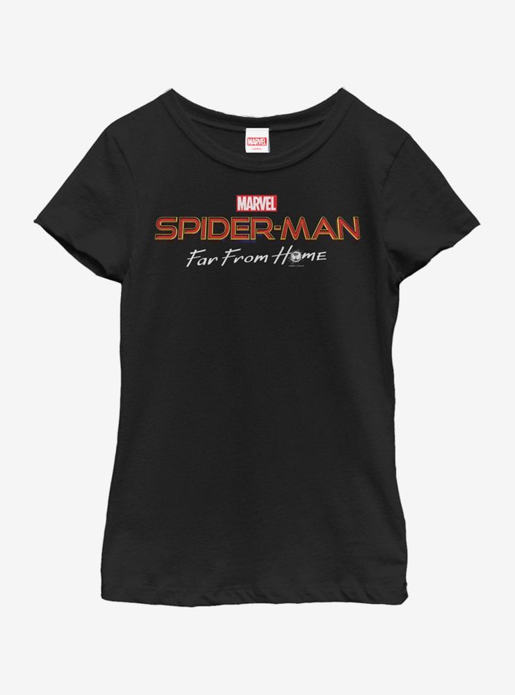 Marvel Spiderman: Far From Home Logo Youth Girls T-Shirt