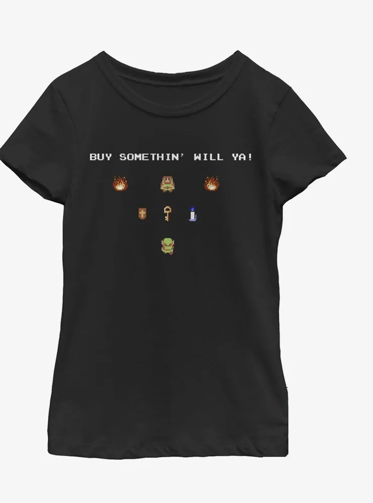 Nintendo Buy Something Youth Girls T-Shirt
