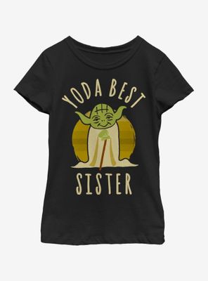 Star Wars Best Sister Yoda Says Youth Girls T-Shirt