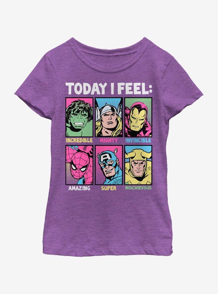 Marvel I Feel Youth Girls T-Shirt