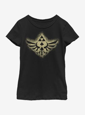Nintendo Legend of Zelda Soaring Triforce Youth Girls T-Shirt