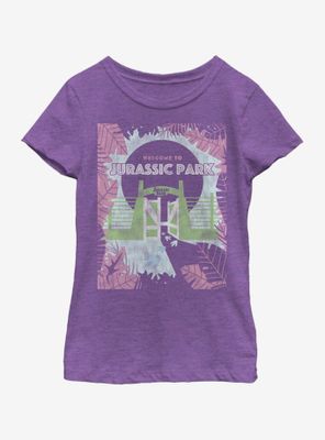 Jurassic Park Poster Youth Girls T-Shirt