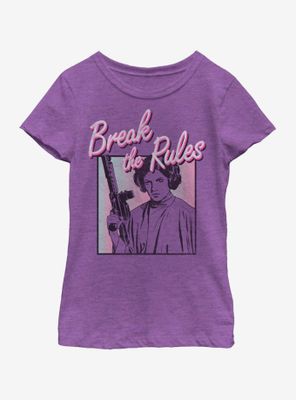 Star Wars Break The Rules Youth Girls T-Shirt