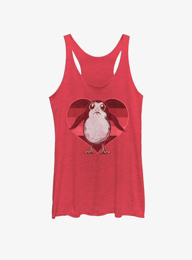 Star Wars Porg Heart Girls Tank