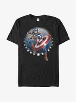 Marvel Captain America Toss T-Shirt