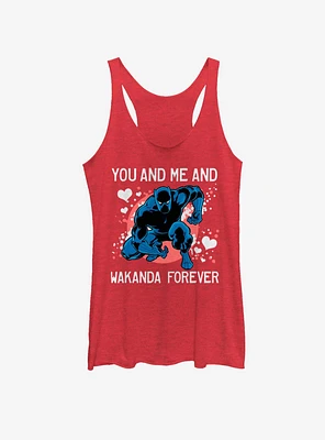 Marvel Black Panther Wakanda Love Forever Girls Tank