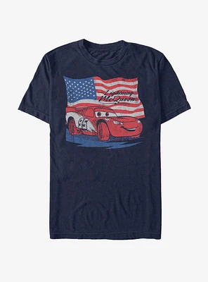 Disney Pixar Cars Lightning Flag T-Shirt