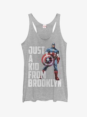 Marvel Captain America From Brooklyn Girls Tank