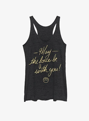 Star Wars The Force Script Girls Tank