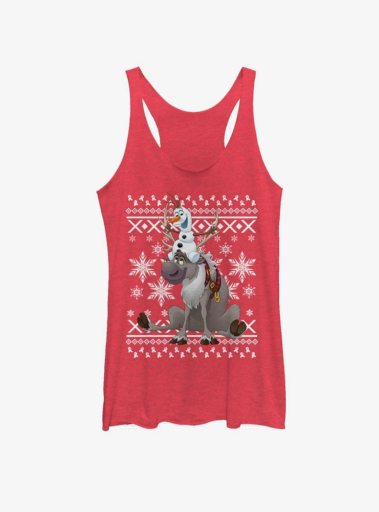 Disney Frozen Sven and Olaf Friends Girls Tank