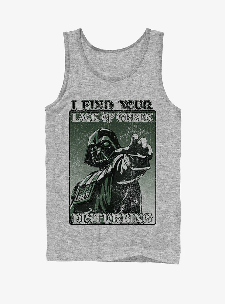 Star Wars Darth Vader Mean Green Tank Top